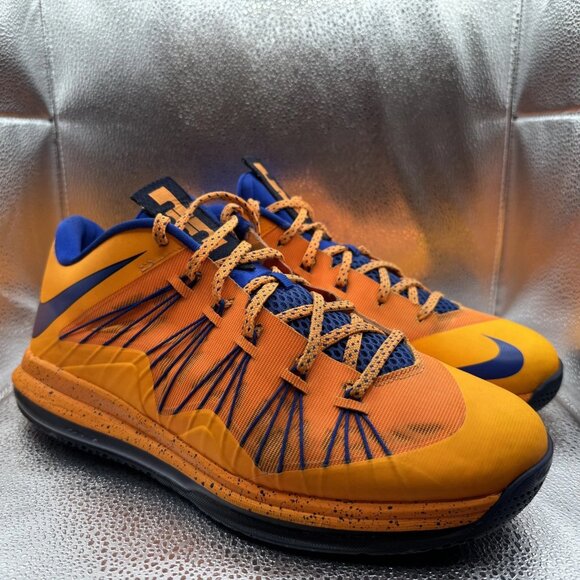 Nike Other - Size - 11.5 Nike Air Max LeBron‎ 10 Low Orange Blue Mens Sneakers 579765-800